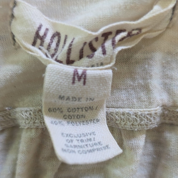 Hollister Cream Lace Detail Top - Picture 4 of 5